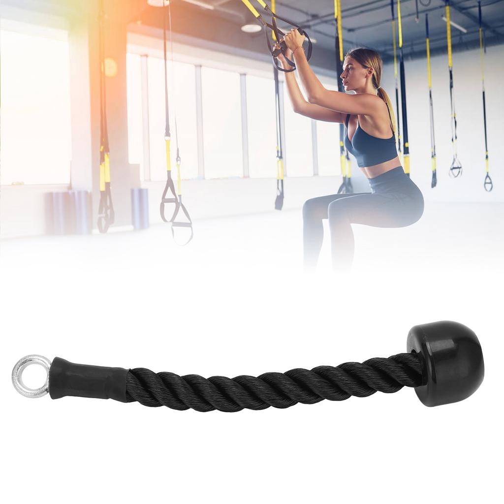 Tricep Rope Anti Slip Rubber Exercise Ropes Durable Strong Practical Gym Supplies for Exercising Muscles