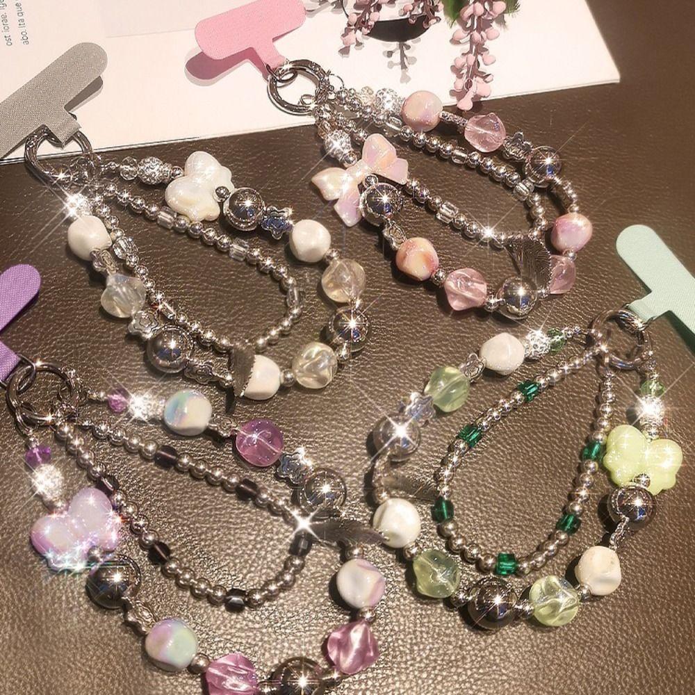 

Short Mobile Phone Lanyard Anti-lost Girls Phone Pendant Car Key Accessories