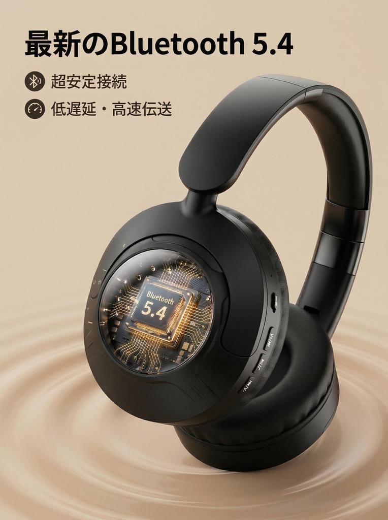 Bluetooth Wireless Headphones with Active Noise Cancellation Up to 50 Hours TF Wired Wireless 40mm Sound Sound Leakage Lightweight IPX5 Cable Included