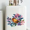 DIY Flowers Toilet Seat Beautiful Durable Wide Application Novelty Creative Sticker