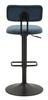 Bar Stool With Lift Light Navy Cm 41X47,5X85-106,5(Seat Cm 61-83) Set 2Pcs