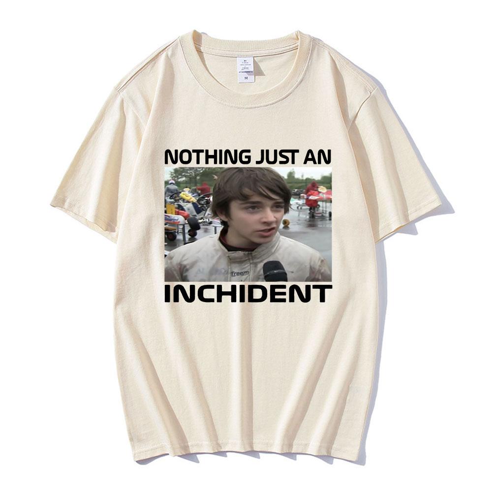 Customization Charles Leclerc Nothing Just An Inchident Interview T Shirt Unisex Vintage Oversized Short Sleeve Tee Shirt Casual Co
