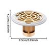 WTEMPO 1PC Bathroom Odor-proof Floor Drain Round Floor Drain Sewer Pipe Universal Insect-proof Floor Drain, Practical Bathroom Accessories