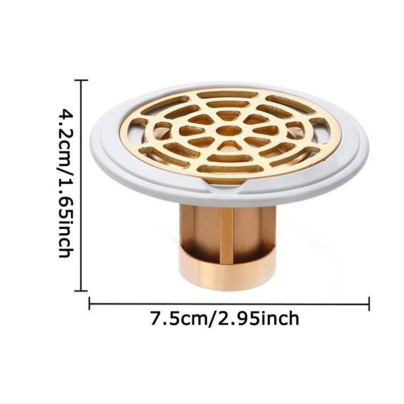WTEMPO 1 buc baie anti-miros podea scurgere rotundă podea scurgere canalizare țeavă universală anti-insecte scurgere de podea, accesorii practice pentru baie