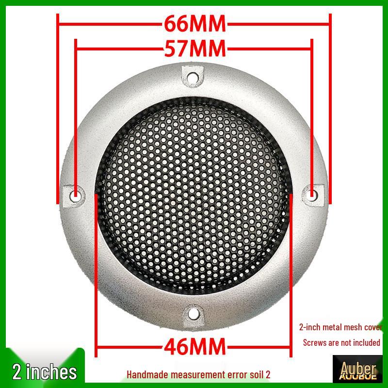 Speaker Grille Metal Mesh Dustproof Covers: 2-10 Inch Sizes for Car Speakers