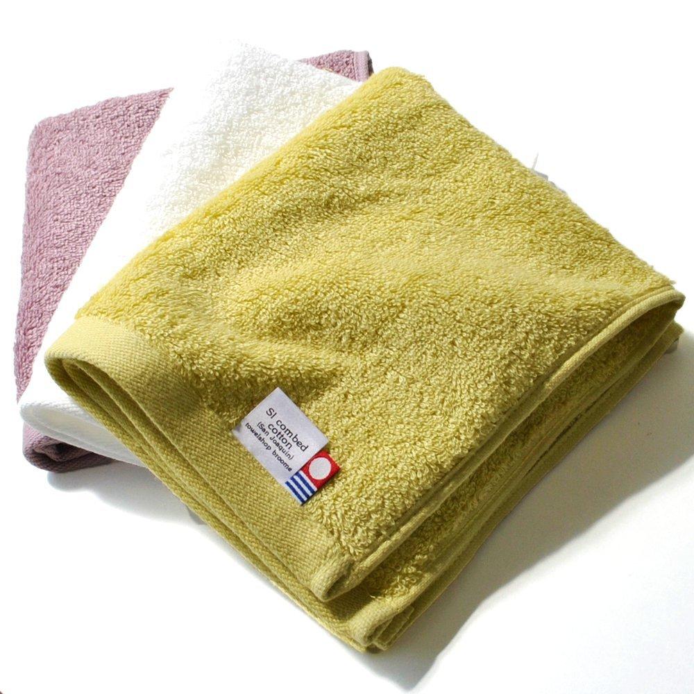Bloom Imabari Certified Hand Leon Towel 31 X San Joaquin Made In Cotton Towels, 3-Piece Set, Handkerchief, Thick, Large, 35cm, Hotel-Grade, Cotton,