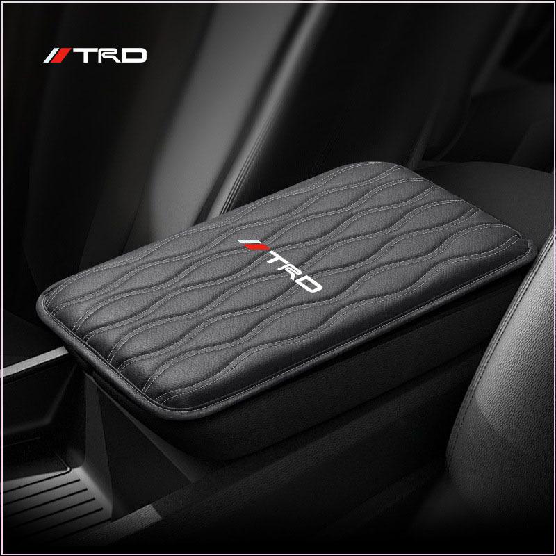 Leather Auto Armrest Pads Protective Waterproof Hand Cushion Styling for Toyota Trd Camry Prius Prado Corolla Prius Yaris Hilux CHR Camry Auris Vios