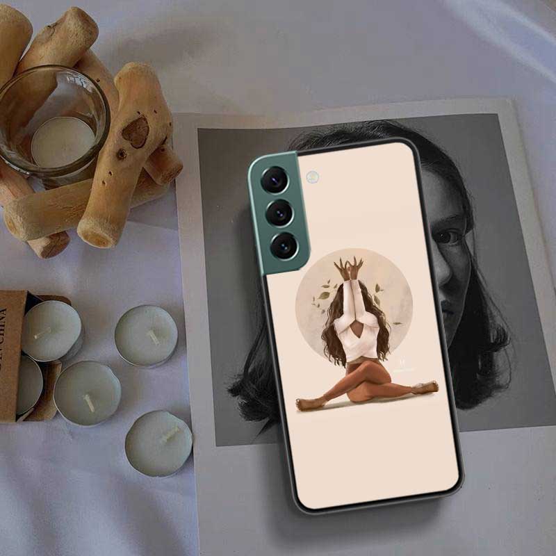Hot Sell Yoga Namaste Phone Case For Samsung A15 A25 A35 A55 Galaxy A70S A50S A30S A30 A40 A71 A51 A41 A31 A21 A11 A01 A20S A10S