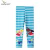 Spring Autumn 2025 Girls' Slim Elastic Embroidered Leggings - European American Style