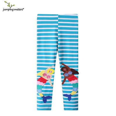 Frühling Herbst 2025 Mädchen Slim Elastische Bestickte Leggings - Europäischer Amerikanischer Stil
