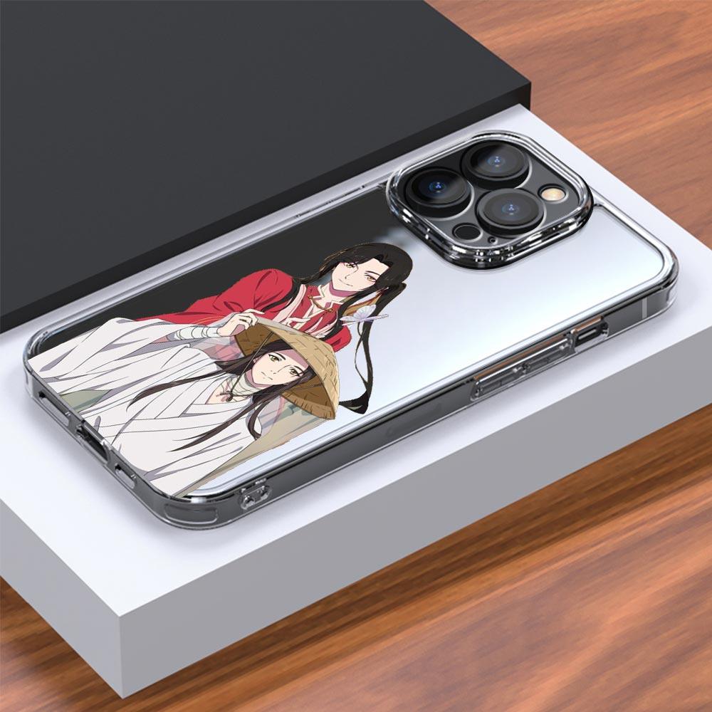 Heaven Official's Blessing For iPhone 15 14 13 11 12 Pro Max X XR XS Phone Case For iPhone 15 14 7 8 Plus SE Clear Soft Cover