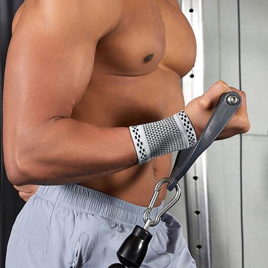 Compression Wrist Sleeve for Men Women Breathable Wrist Support Wrap Elastic Wristbands for Arthritis Workout Carpal Tunnel