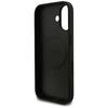 Guess Grained Ring MagSafe case for iPhone 17 black