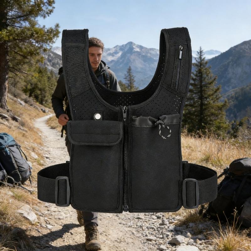 Verstellbare & Elastische Laufweste Sicherheitsleichte Weste zum Radfahren für Wettkampf, Wandern und Outdoor-Aufgaben