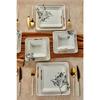 24 Piece Catalen Square Dinner Set For 6 People - Luxury Dining Set