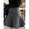 High Wasted Waist Wrapped Pleated Skirt High Waist Bag Waist Pleated Skirt