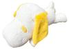 Snoopy Lying Down Big Plush Toy Total Length 58cm White Yellow