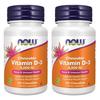 Now Foods Vitamin D-3 5000 IU Natural Mint Chewables 120 Tablets 2 Pcs