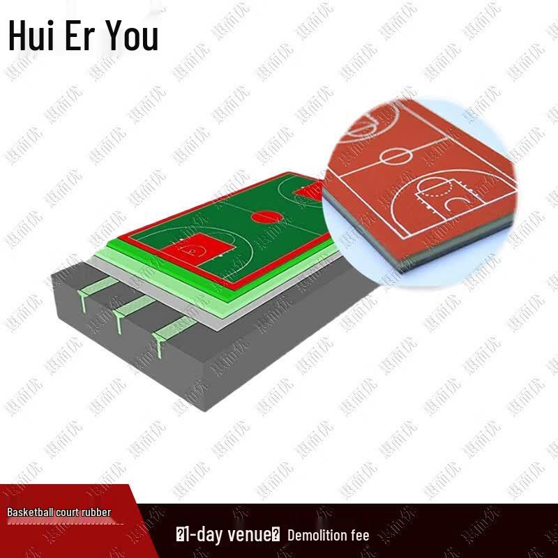 Huieryou Sports Court EPDM Rubber Flooring N/A