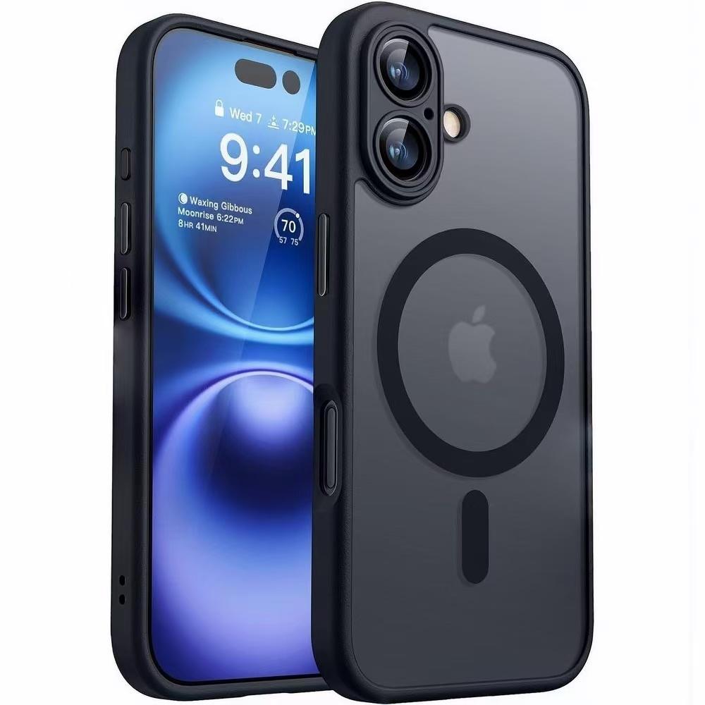 Etui na telefon z osłoną obiektywu dla 17 16 15 14 Plus Pro ProMax Dla MagSafe Odporne na wstrząsy Termiczne Przezroczyste Etui ochronne