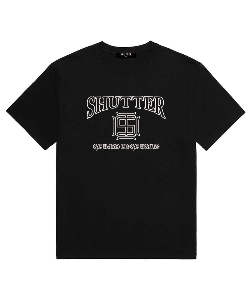 SHIRTER St Arch Logo Short Sleeve T-Shirt (Ss007) Black