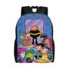 Teens Titans Go Backpack  Outdoor Backpacks Male Design Pattern High School Bags Fashion Rucksack