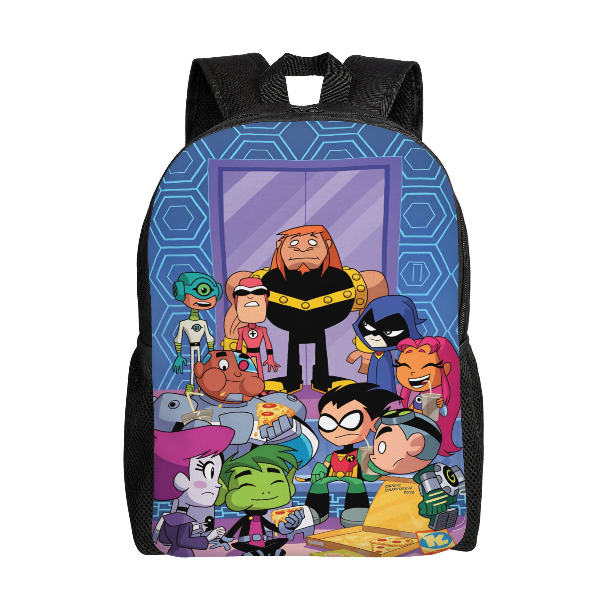 Teens Titans Go Team Rugzak Mooie Rugzakken Jeugd Sport Grote Schooltassen Designer Rugzak as picture