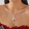 New Design Sweet Pink Christmas Tree Pendant Earrings For Women Luxury Sparkling Zircon Dangle Earring Holiday Party Jewelry
