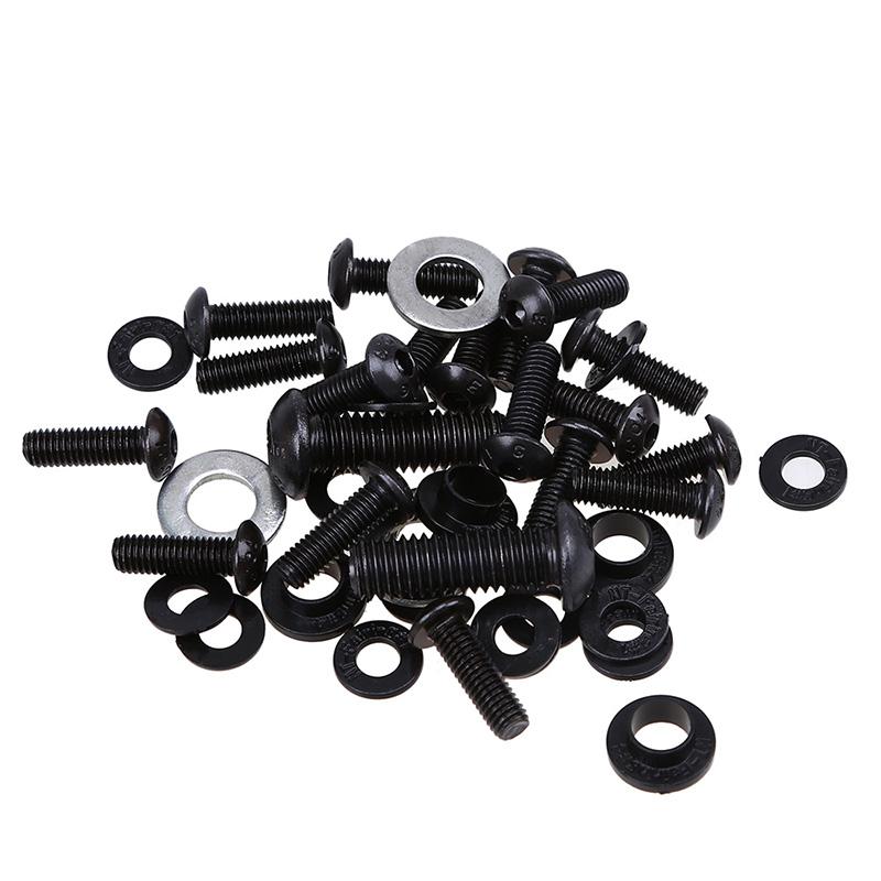 Full Body Fairing Bolt Kit for Honda CBR600RR 2003 2004,Motorcycle Screws Nuts Fasteners Clips Set for Windshield Bodywork, Black