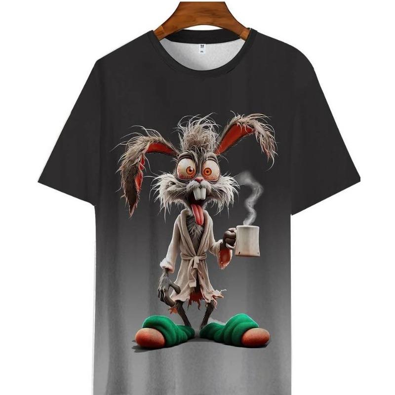 Letní kreslené dětské tričko s krátkým rukávem s 3D potiskem, sportovní top