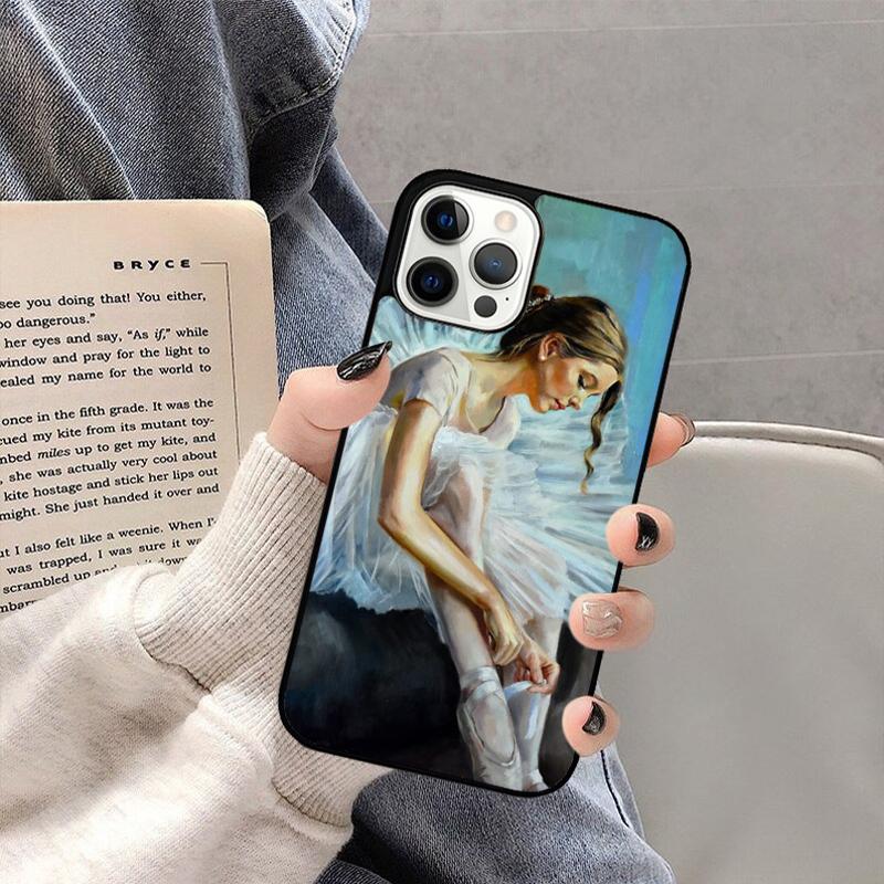 Ballet Ballerina Dancer Phone Case For iPhone 17 Air 16 15 14 plus 11 12 13 Pro  Max coque Cover Shell