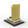 MOC Small Particle Splicing Block Mini Building Tall Building Model Children's Puzzle Education Simple DIY Toy Gift