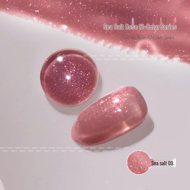 2025 Versatile Iridescent Pearlescent Glitter Nail Gel - High Density Super Sparkle for Nail Art