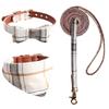 New Pet Products Threepiece Set Combination Bow Triangle Towel Tow Rope Set