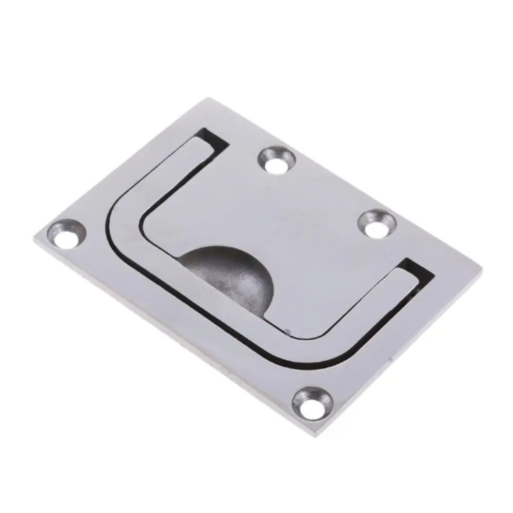 316 Stainless Steel Marine Hardware Square Shape Flush Lift Handle  RV Hardware