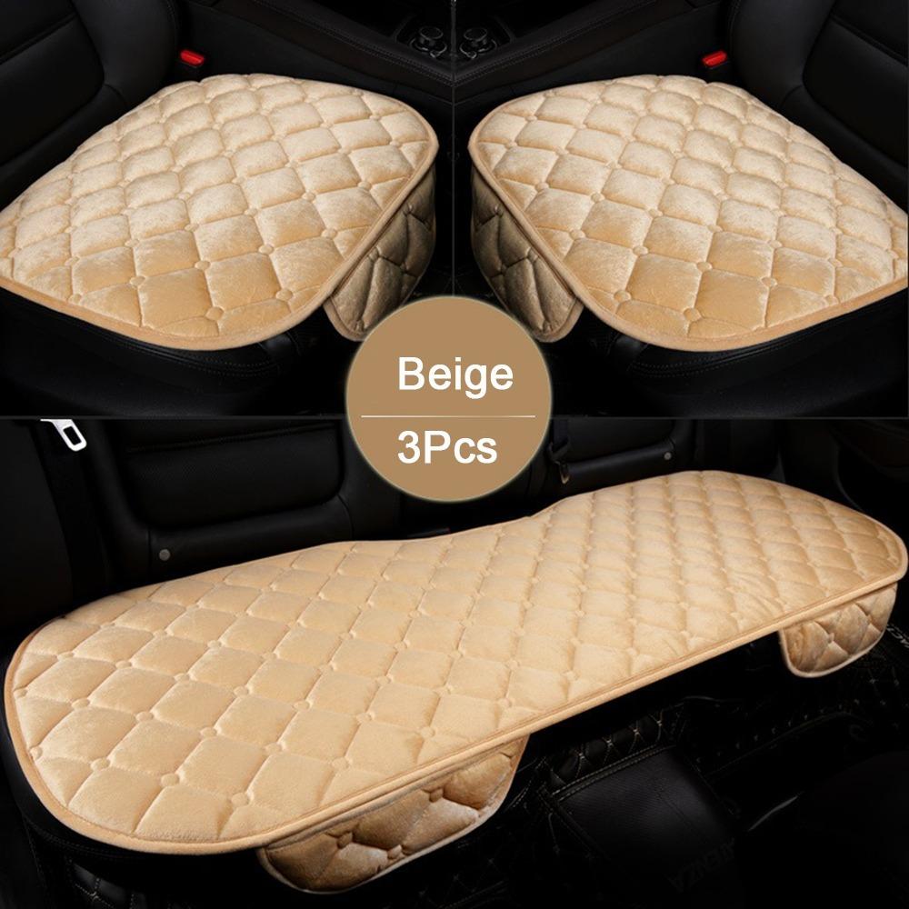 Plush Winter Car Seat Cover Anti-slip Auto Protector Mat Practical Auto Seat Cushion  Van