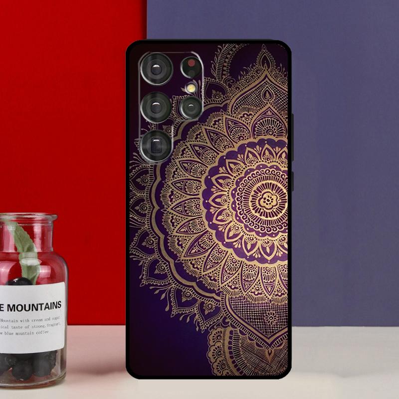 Mandala Funda Case For Samsung Galaxy S25 Ultra S9 S10 S20 S22 Plus S21 FE S23 S24 Ultra Phone Cover
