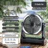 Portable DC Powered Oscillating Fan with Long Battery Life for Outdoor Camping
