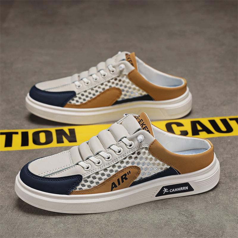 Эластичная лента с одной педалью с плоским дном повседневная спортивная мужская обувь с крупной сеткой дышащая полускользящая мужская обувь для сноуборда 39 3768₽