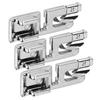 3Pcs Hemming Sewing Foot High Performance Durable Rust Proof Presser Foot Set for Babylock White