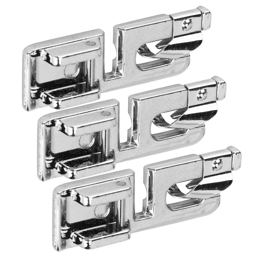 3Pcs Hemming Sewing Foot High Performance Durable Rust Proof Presser Foot Set for Babylock White