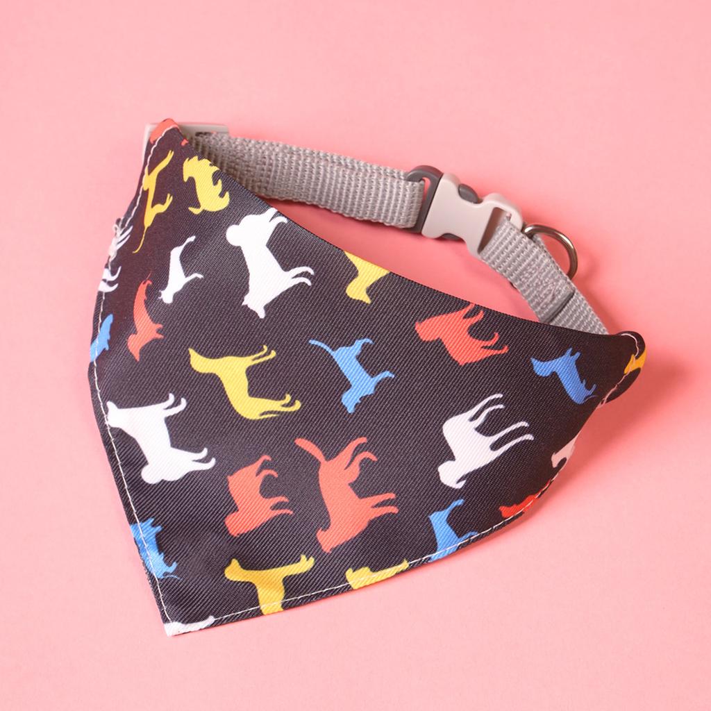 1 Stück Haustier Weihnachtshirsch Lebkuchen-Aufdruck Lätzchen Bandana, Geeignet für Katzen & Hunde Weihnachtliche Urlaubs-Dekorations-Kostüm