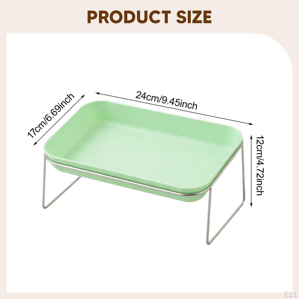Bowl Easy to Clean Elevated Pet Feeder Raised Cat Food for Small Pets Little Dogs