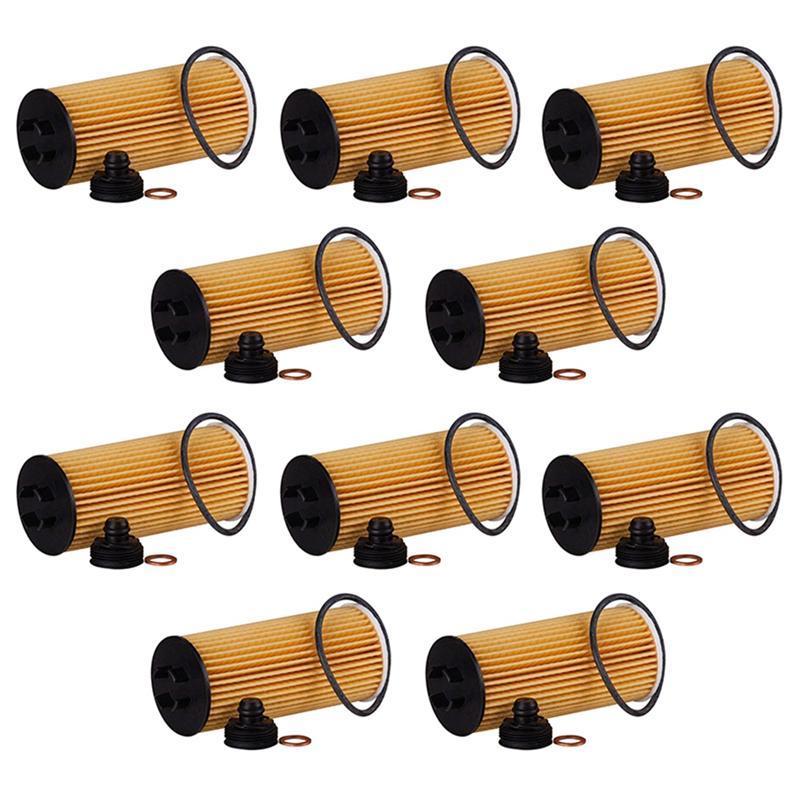 A28G-10Pcs 11428570590 Oil Filter 15Mm Filter For BMW Mini Coope X1 F45 F46 F48 F54 F55 F56 Spare Parts