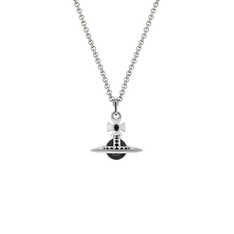Vivienne Westwood Necklaces Unisex Silver/Black 63020097-02P755