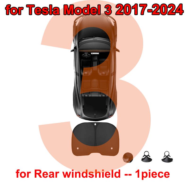 Car Sunshade for Tesla Model 3 Y S X 2024 2025 Sun Shade Privacy Shading Cover l Front Rear Side Window UV Protector Highland M3H