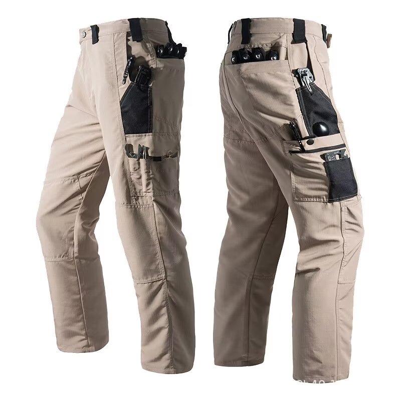 Men's Summer Work Pants: Comfortable, Quick-Drying, Wear-Resistant, Versatile Solid Color Tactical Pants