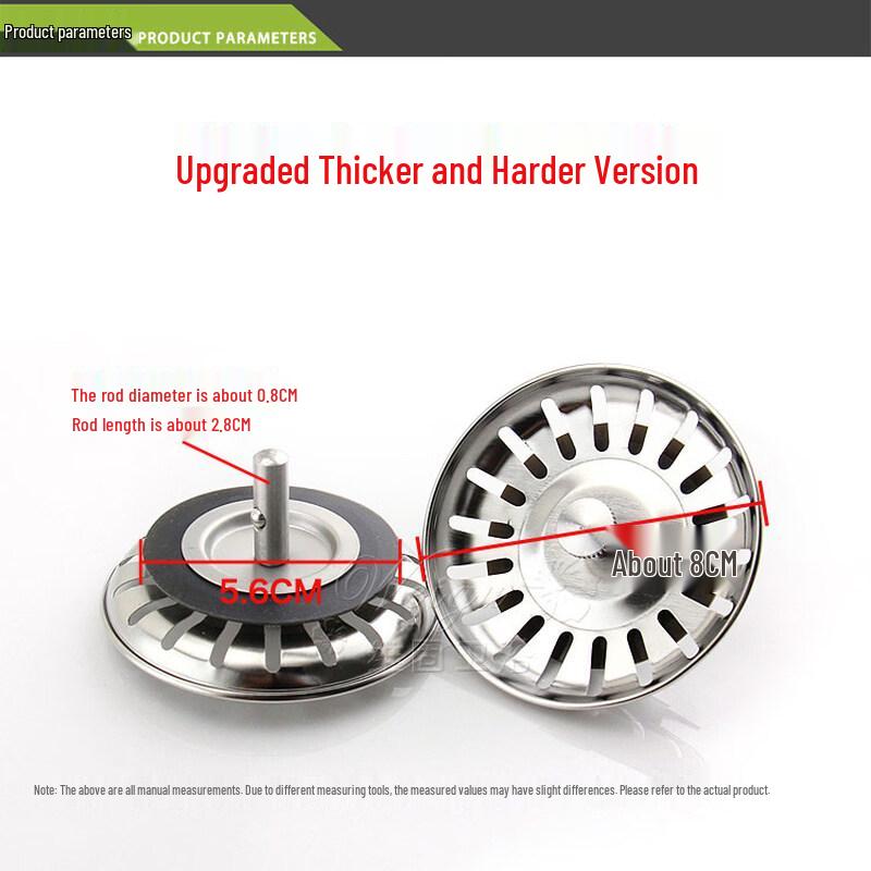 

Upgraded Kitchen Sink Strainer Stopper