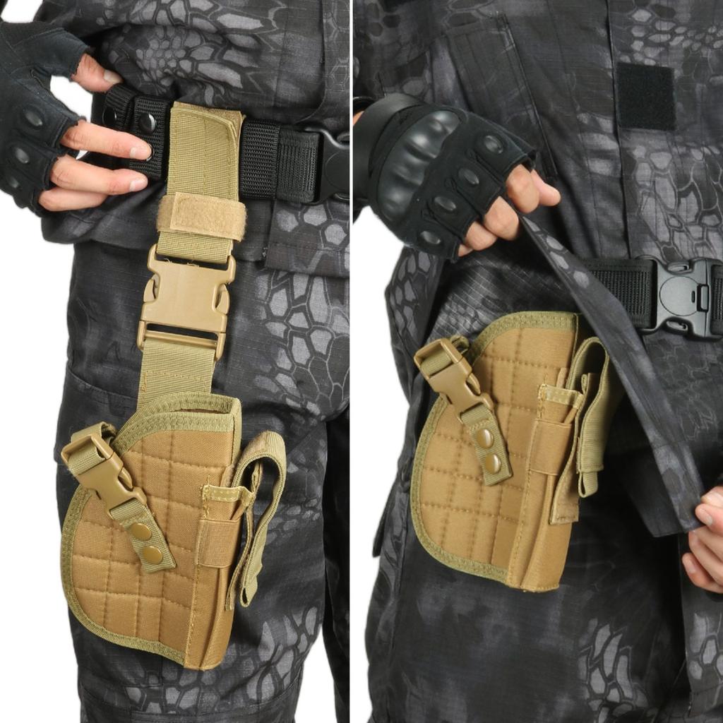 Outdoor-Militärbegeisterter Schnellziehbeutel, Hüft-Bein-Kombinationsbeutel, Tornado Cover multifunktionale Kombinationstasche