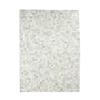 Rug In Recycled Leather Mosaic Pattern White 160x230